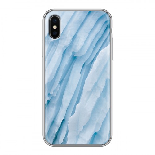 Дизайнерский силиконовый чехол для Iphone x10 Льды