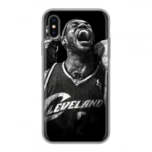 Дизайнерский силиконовый чехол для Iphone x10 НБА