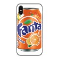 Дизайнерский силиконовый чехол для Iphone x10 Fanta
