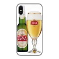 Дизайнерский силиконовый чехол для Iphone x10 Stella Artois