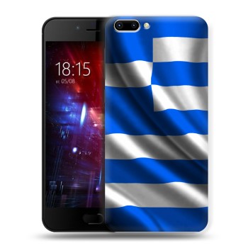 Дизайнерский силиконовый чехол для BQ Vision Флаг Греции (на заказ)