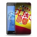 Дизайнерский пластиковый чехол для Huawei Honor 6C Pro флаг Испании
