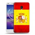 Дизайнерский силиконовый чехол для Alcatel U5 HD 5047d флаг Испании