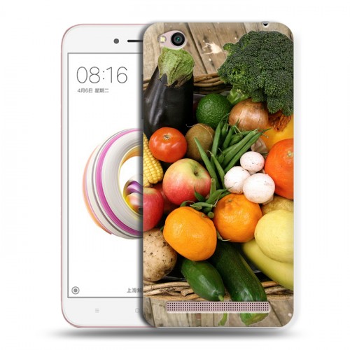 Дизайнерский пластиковый чехол для Xiaomi RedMi 5A Овощи