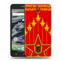 Дизайнерский силиконовый чехол для Alcatel Pixi 4 (6) 9001d Флаг СССР
