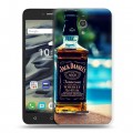 Дизайнерский силиконовый чехол для Alcatel Pixi 4 (6) 9001d Jack Daniels