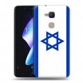 Дизайнерский силиконовый чехол для BQ Aquaris V Флаг Израиля