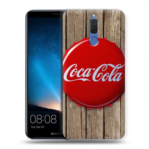 Дизайнерский силиконовый чехол для Huawei Nova 2i Coca-cola