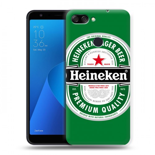 Дизайнерский пластиковый чехол для ASUS ZenFone Max Plus M1 Heineken