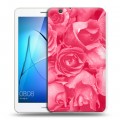 Дизайнерский силиконовый чехол для Huawei MediaPad T3 7 3G Монохромные цветы