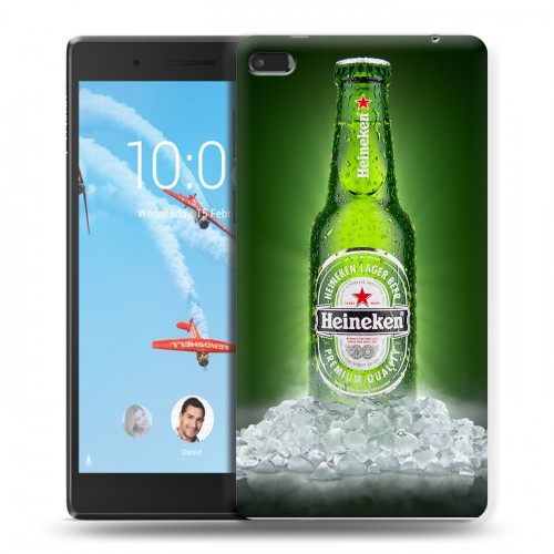 Дизайнерский силиконовый чехол для Lenovo Tab 4 7 Essential Heineken