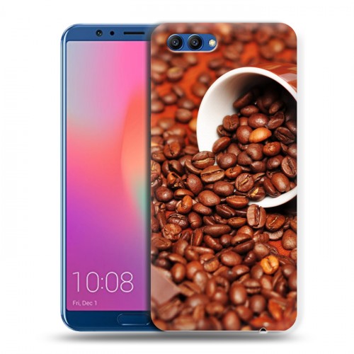 Дизайнерский пластиковый чехол для Huawei Honor View 10 Кофе напиток