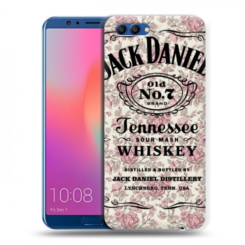 Дизайнерский пластиковый чехол для Huawei Honor View 10 Jack Daniels