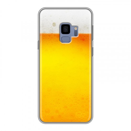 Дизайнерский пластиковый чехол для Samsung Galaxy S9 Пузырьки пива