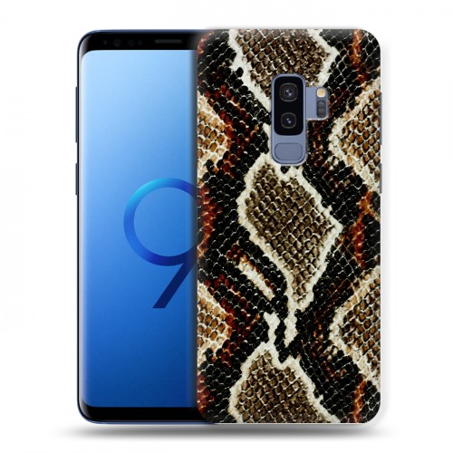Дизайнерский силиконовый чехол для Samsung Galaxy S9 Plus Кожа змей