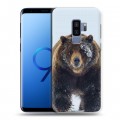 Дизайнерский силиконовый чехол для Samsung Galaxy S9 Plus Медведь