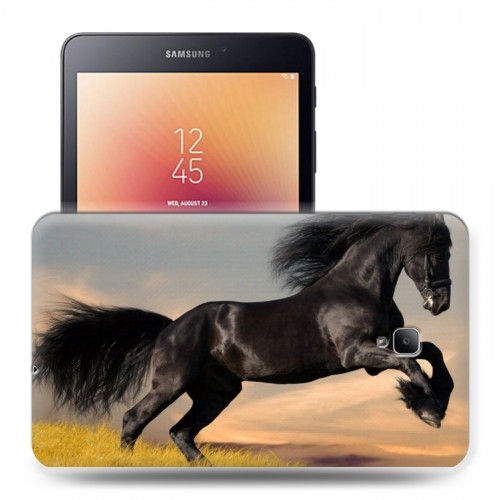 Дизайнерский силиконовый чехол для Samsung Galaxy Tab A 8.0 (2017) Лошади