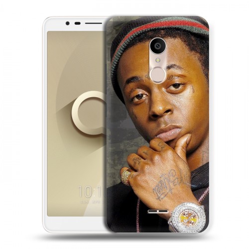 Дизайнерский силиконовый чехол для Alcatel 3C Lil Wayne