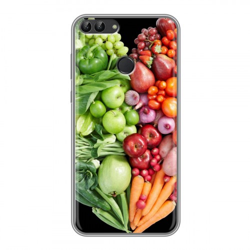 Дизайнерский силиконовый чехол для Huawei P Smart Овощи