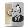 Полупрозрачный дизайнерский пластиковый чехол для Alcatel 3 В.В.Путин 