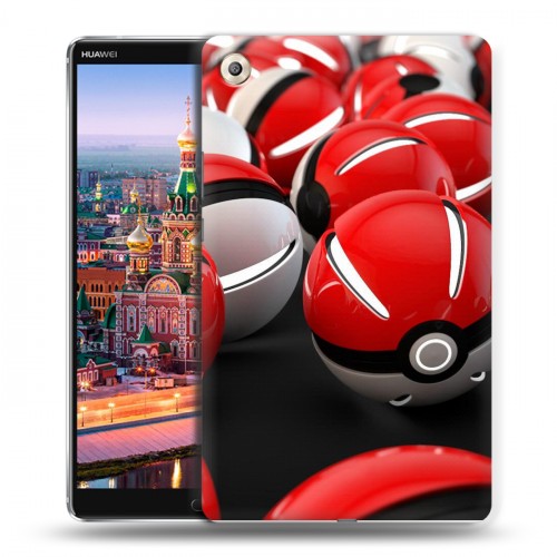 Дизайнерский пластиковый чехол для Huawei MediaPad M5 8.4 Pokemon Go