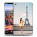 Дизайнерский пластиковый чехол для Huawei MediaPad M5 8.4 Париж