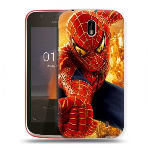 Дизайнерский пластиковый чехол для Nokia 1 Человек-паук