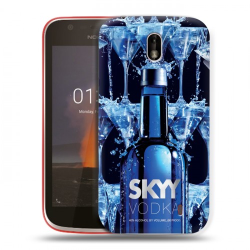 Дизайнерский пластиковый чехол для Nokia 1 Skyy Vodka