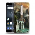 Дизайнерский пластиковый чехол для Nokia 6 (2018) водопады