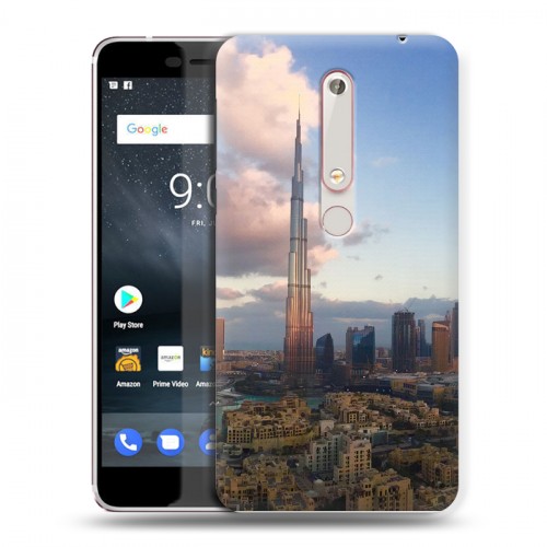 Дизайнерский пластиковый чехол для Nokia 6 (2018) дубай