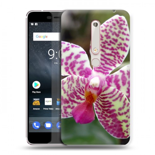 Дизайнерский пластиковый чехол для Nokia 6 (2018) Орхидеи