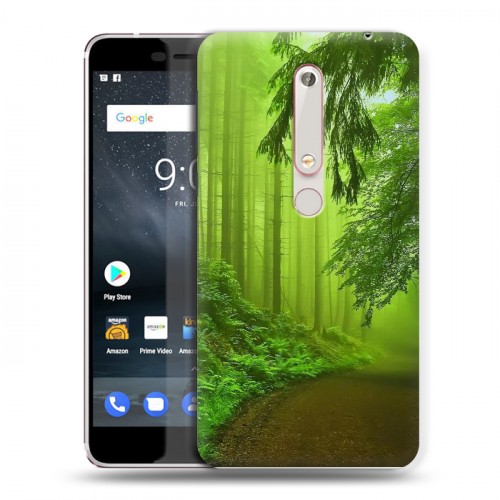 Дизайнерский пластиковый чехол для Nokia 6 (2018) Лес