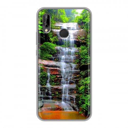 Дизайнерский силиконовый чехол для Huawei P20 Lite водопады