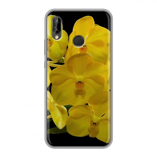 Дизайнерский силиконовый чехол для Huawei P20 Lite Орхидеи