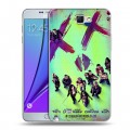 Дизайнерский пластиковый чехол для Samsung Galaxy Note 2 Отряд самоубийц