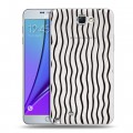 Полупрозрачный дизайнерский пластиковый чехол для Samsung Galaxy Note 2 Абстракции