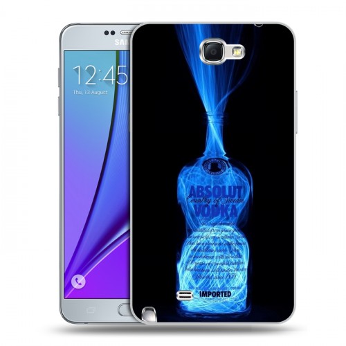 Дизайнерский пластиковый чехол для Samsung Galaxy Note 2 Absolut