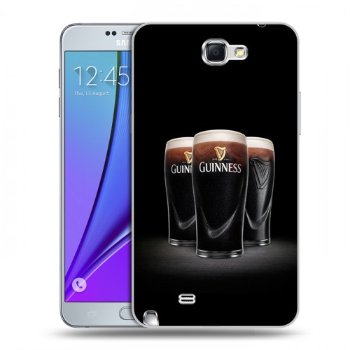 Дизайнерский пластиковый чехол для Samsung Galaxy Note 2 Guinness