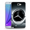 Дизайнерский пластиковый чехол для Samsung Galaxy Note 2 Mercedes