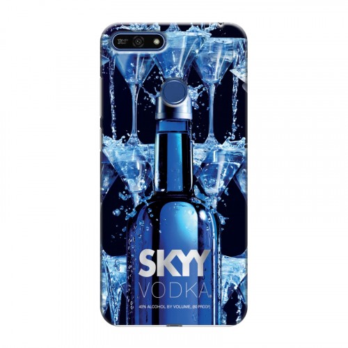Дизайнерский силиконовый чехол для Huawei Honor 7A Pro Skyy Vodka