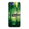 Дизайнерский силиконовый с усиленными углами чехол для Huawei Honor 10 Heineken