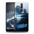 Дизайнерский пластиковый чехол для Nokia 5.1 Need For Speed