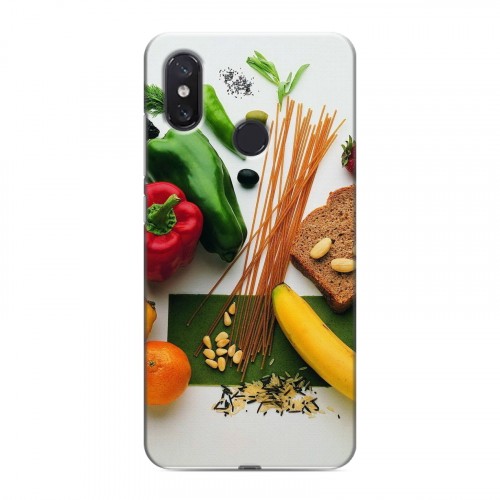 Дизайнерский пластиковый чехол для Xiaomi Mi8 Овощи
