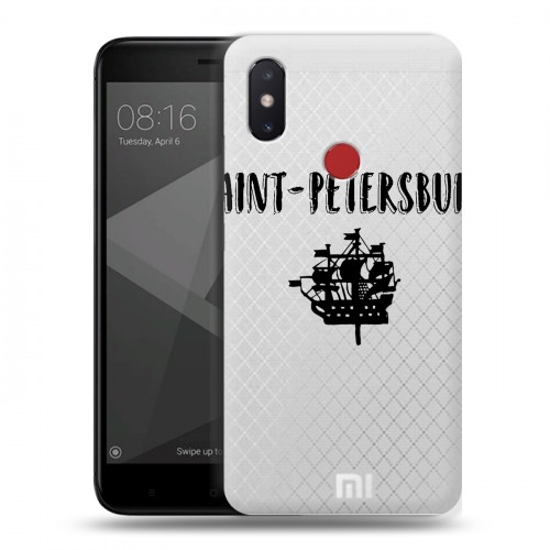 Дизайнерский пластиковый чехол для Xiaomi Mi8 SE Санкт-Петербург