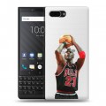 Полупрозрачный дизайнерский пластиковый чехол для BlackBerry KEY2 НБА