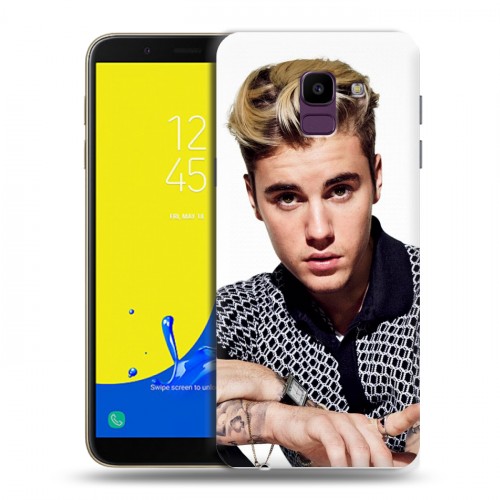 Дизайнерский пластиковый чехол для Samsung Galaxy J6 Джастин Бибер
