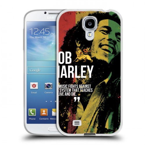Дизайнерский пластиковый чехол для Samsung Galaxy S4 Боб Марли