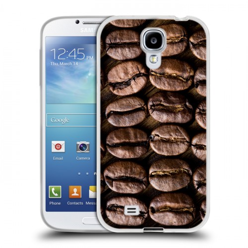 Дизайнерский пластиковый чехол для Samsung Galaxy S4 кофе