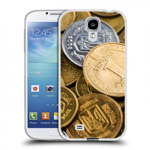 Дизайнерский пластиковый чехол для Samsung Galaxy S4 Текстуры денег