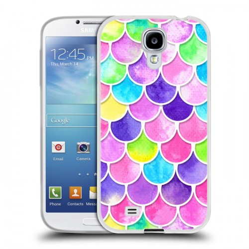 Дизайнерский пластиковый чехол для Samsung Galaxy S4 Чешуя
